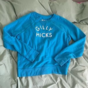 Gilly Hicks Sky Blue Sweatshirt